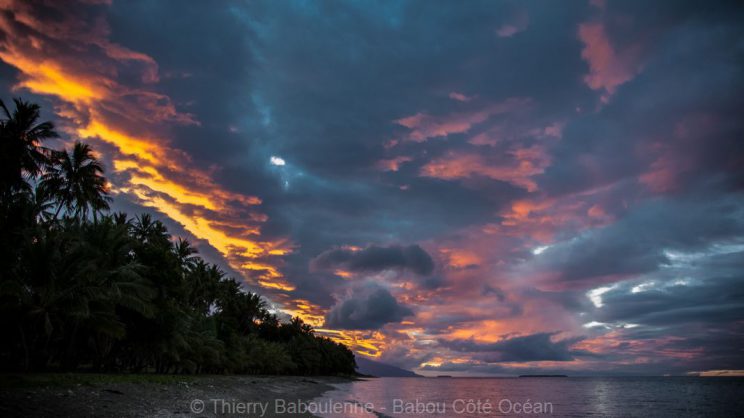 Ce soir à Hienghène le ciel a pris feu