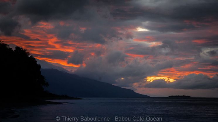 Ce soir à Hienghène le ciel a pris feu