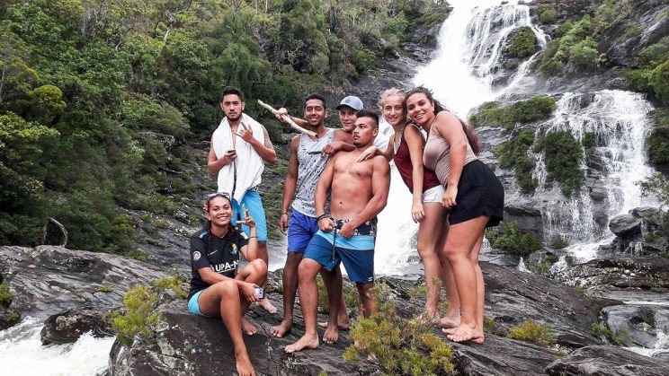 Miss et Misters Jeunesse Calédonie 2017 à la cascade de Colnett