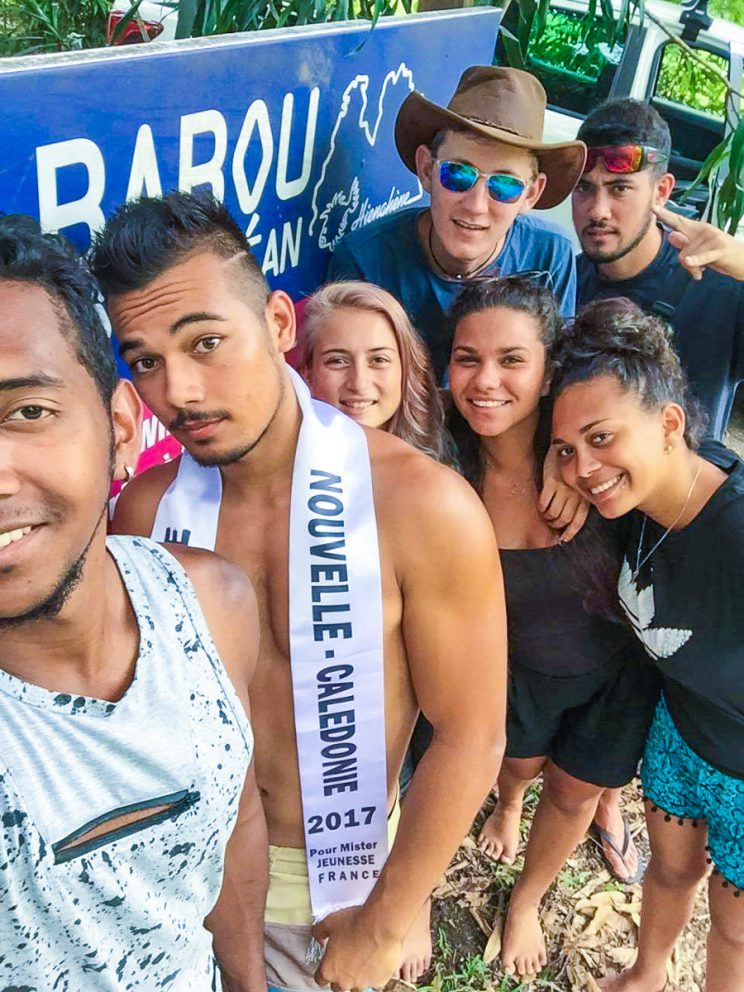 Miss et Misters Jeunesse Calédonie 2017 chez Babou Côté Océan à Hienghène