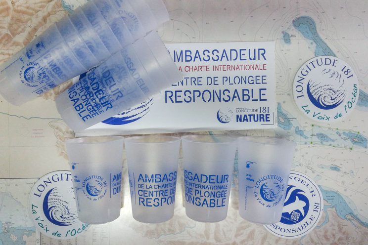 Des "Ecocup" Longitude 181 Nature pour Babou Côté Océan à Hienghène