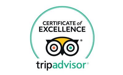 Logo attestation d'excellence Tripadvisor pour Babou Côté Océan